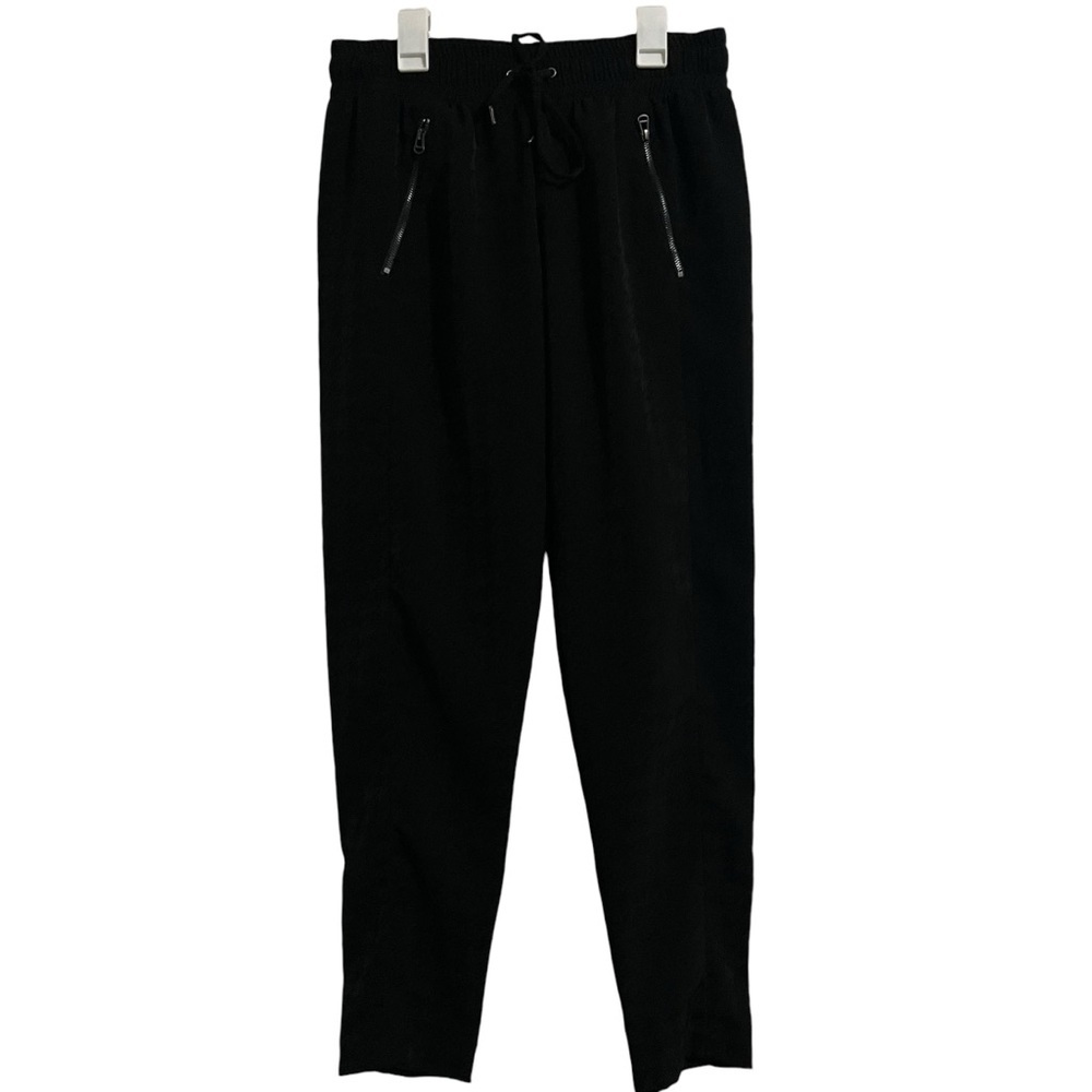 David Lerner‎ Black Houndstooth Pants Size S